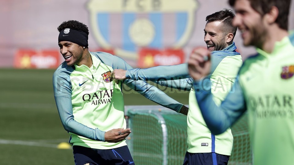 Buổi tập của Barca - Bóng Đá