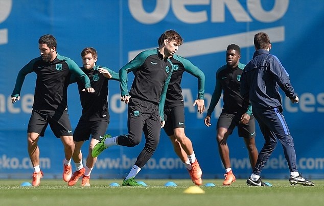 Ảnh tập Barca - Bóng Đá