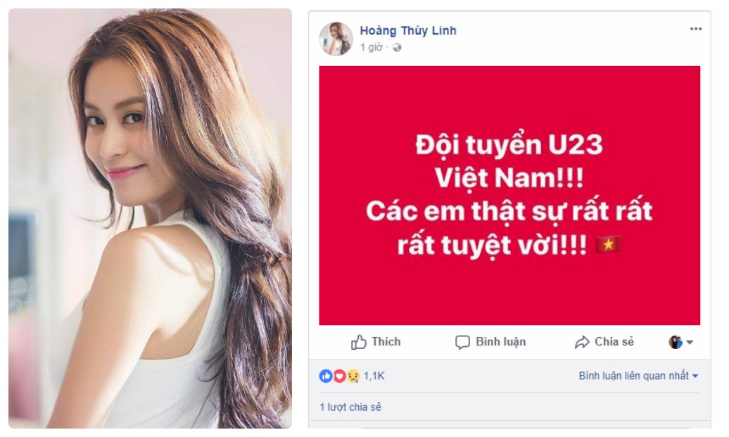 Các mỹ nhân Việt thay nhau an ủi U23 Việt Nam - Bóng Đá