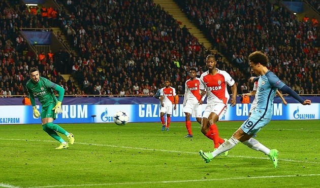 Đá như mơ ngủ, Man City bị Monaco cướp mất vé đi tiếp - Bóng Đá