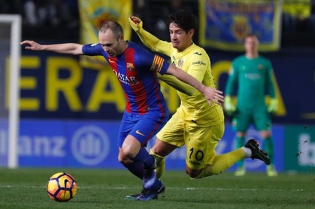 Chùm ảnh: Villarreal suýt chút nữa hạ được Barca - Bóng Đá