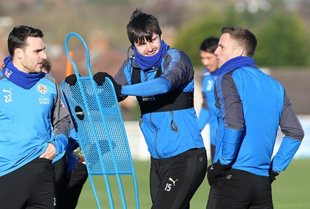 Dàn sao Leicester hăng say tập luyện từ 
