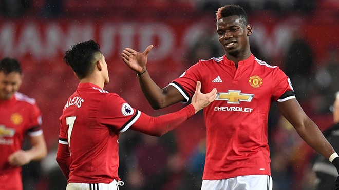 Paul Pogba và Alexis Sanchez đá như đùa - Bóng Đá