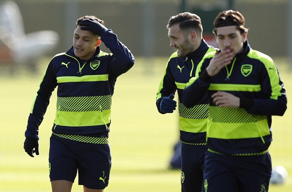Ảnh tập luyện Arsenal - Bóng Đá