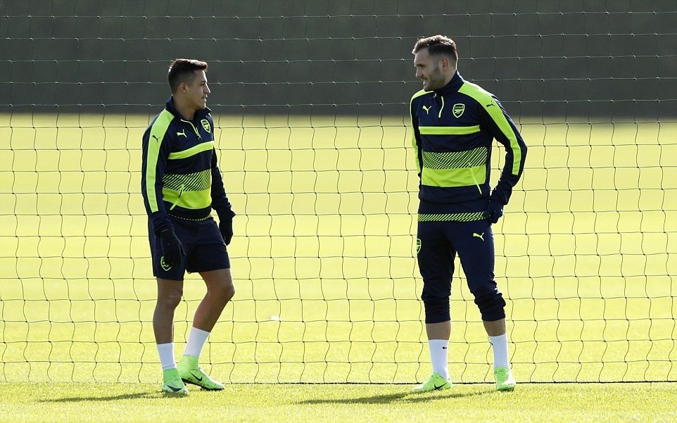 Ảnh tập luyện Arsenal - Bóng Đá