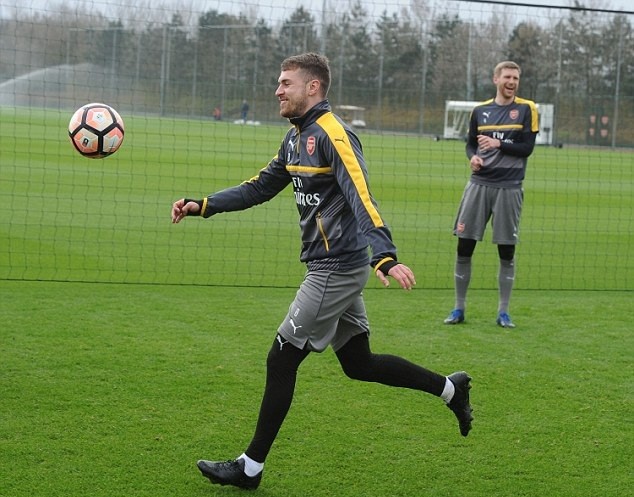 Ảnh tập luyện Arsenal - Bóng Đá