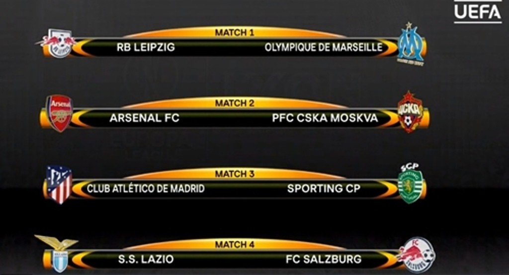 Bốc thăm tứ kết Europa League: Arsenal tránh được Atletico - Bóng Đá