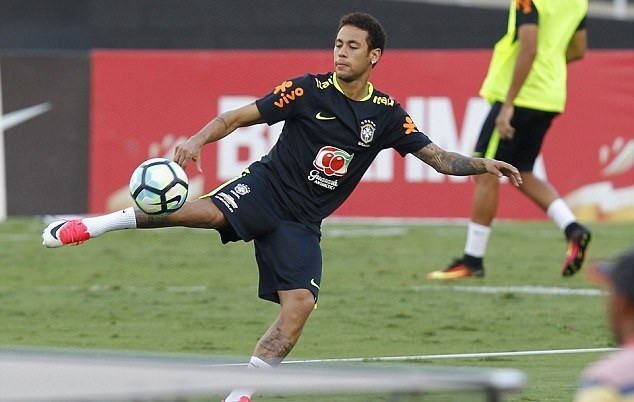 Ảnh tập luyện Brazil - Bóng Đá