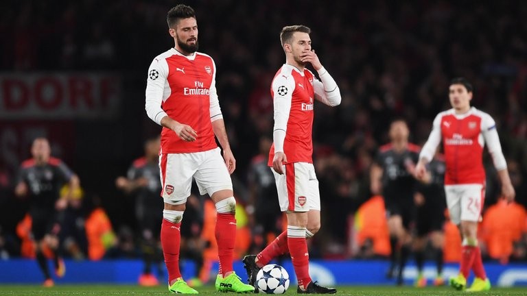 Thua thảm Bayern, thầy trò Wenger đi vào lịch sử Arsenal - Bóng Đá