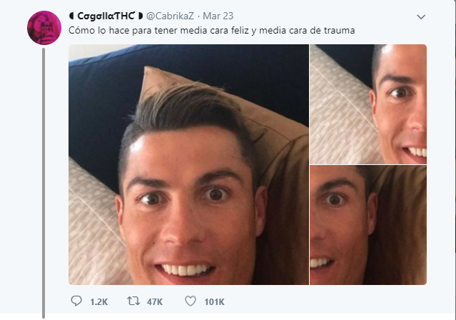 Cười vỡ bụng với muôn kiểu ảnh chế gương mặt tâm trạng của Ronaldo - Bóng Đá