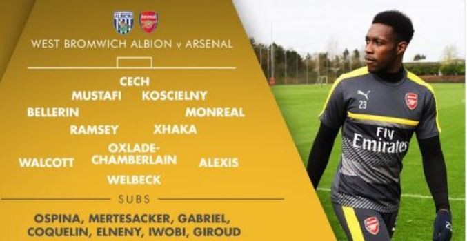 TRỰC TIẾP West Brom - Arsenal: Đội hình dự kiến - Bóng Đá