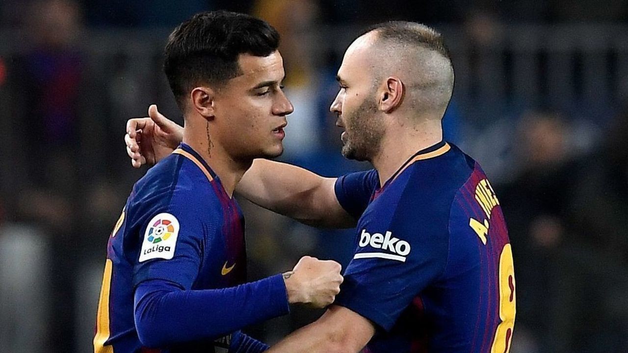 Iniesta 'hưởng lợi' với sự có mặt của Coutinho - Bóng Đá