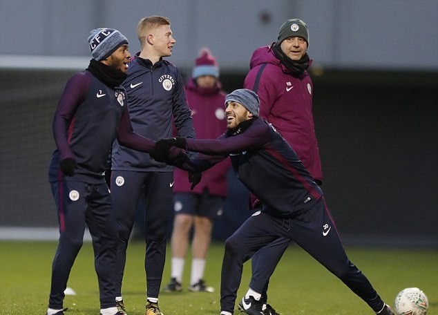 Man City tập luyện - Bóng Đá