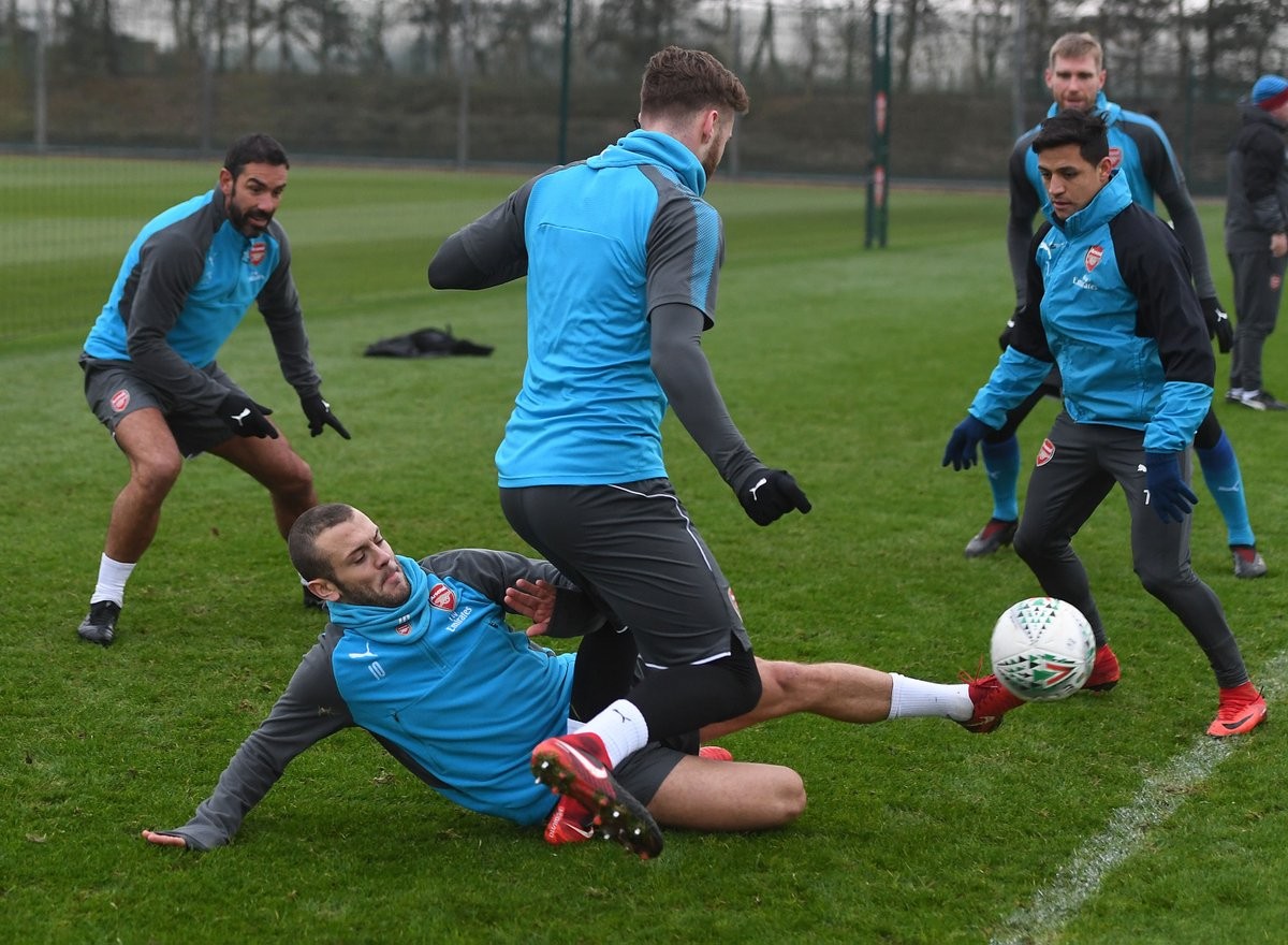 Sắp rời Arsenal, Sanchez vẫn hùng hục tập luyện - Bóng Đá