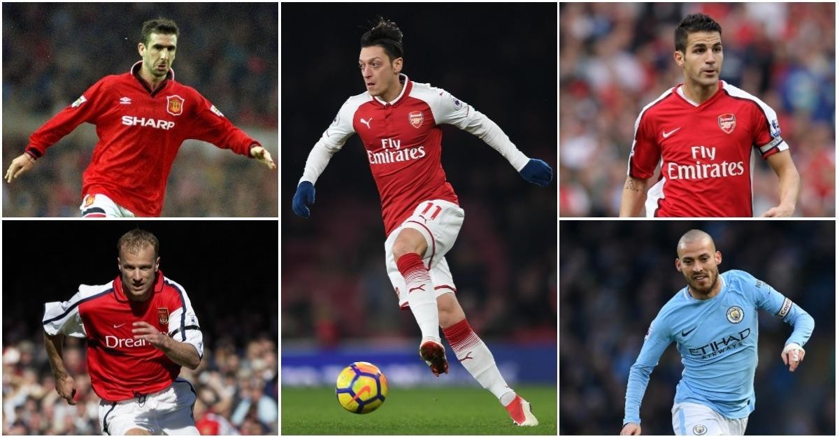 5 huyền thoại Ngoại hạng Anh đã bị Mesut Ozil vượt mặt - Bóng Đá