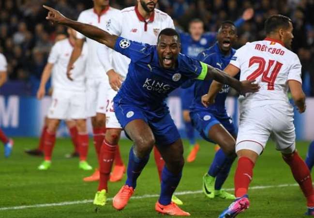Wes Morgan làm nên lịch sử Champions League - Bóng Đá