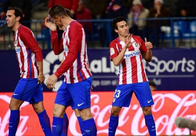 Người hùng Gaitan giúp Atletico Madrid chen chân vào top 4 - Bóng Đá