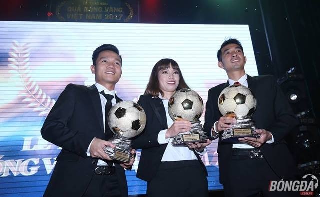 Đinh Thanh Trung giành Quả bóng Vàng Việt Nam 2017 - Bóng Đá