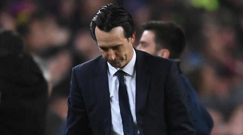 Thua thảm Barca, HLV Unai Emery trách móc trọng tài - Bóng Đá