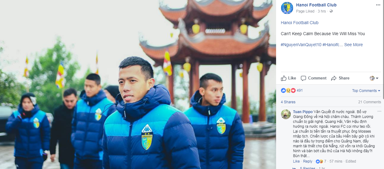 Điểm tin bóng đá Việt Nam tối 09/01: Nam Định có tài trợ khủng V-League 2018;  Văn Quyết chia tay Hà Nội FC? - Bóng Đá