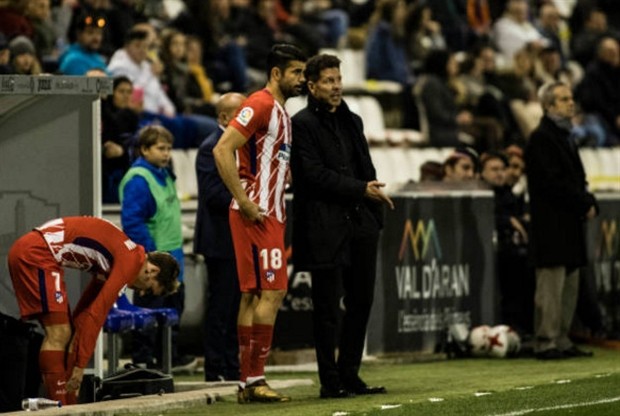 Chỉ sau 5 phút vào sân, Costa đã tái kích hoạt 'tài khoản' tại Atletico - Bóng Đá
