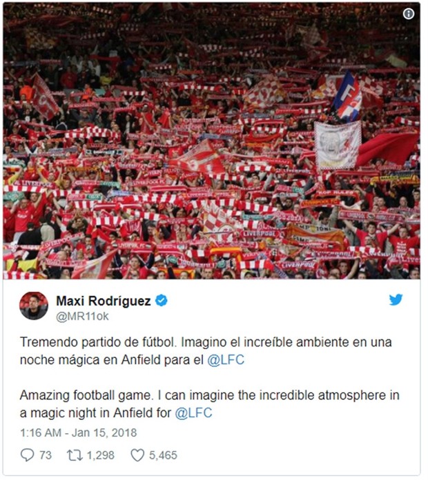 Loạt người cũ đăng đàn chúc mừng kỳ tích của Liverpool trước Man City - Bóng Đá