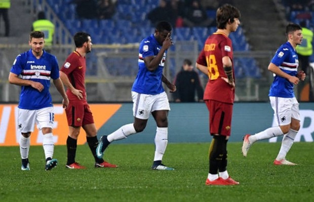 Sút hỏng 11m, Roma trả giá đắt trước Sampdoria  - Bóng Đá