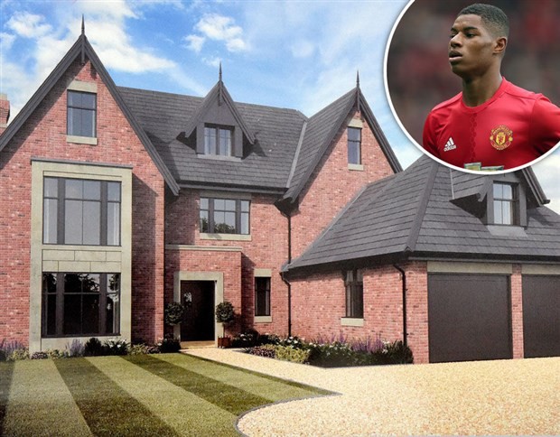 Chùm ảnh: Cận cảnh tổ ấm triệu bảng mới của Marcus Rashford - Bóng Đá