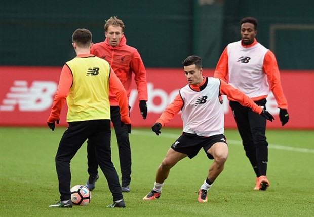 Coutinho 'xử ngọt' buổi tập của Liverpool  - Bóng Đá