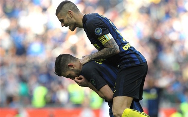 Chùm ảnh: Inter thăng hoa, nã 7 bàn khó tin vào lưới Atalanta - Bóng Đá