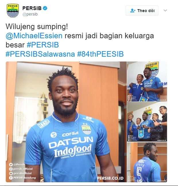 NÓNG: Michael Essien khoác áo CLB Đông Nam Á - Bóng Đá