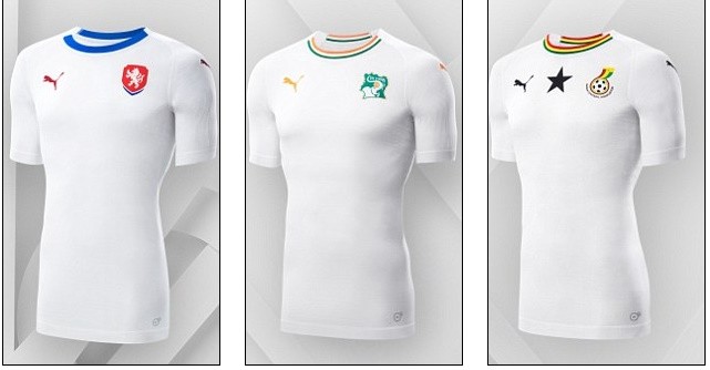 Sốc với 10 mẫu áo 'giống y đúc' của Puma ở World Cup 2018 - Bóng Đá
