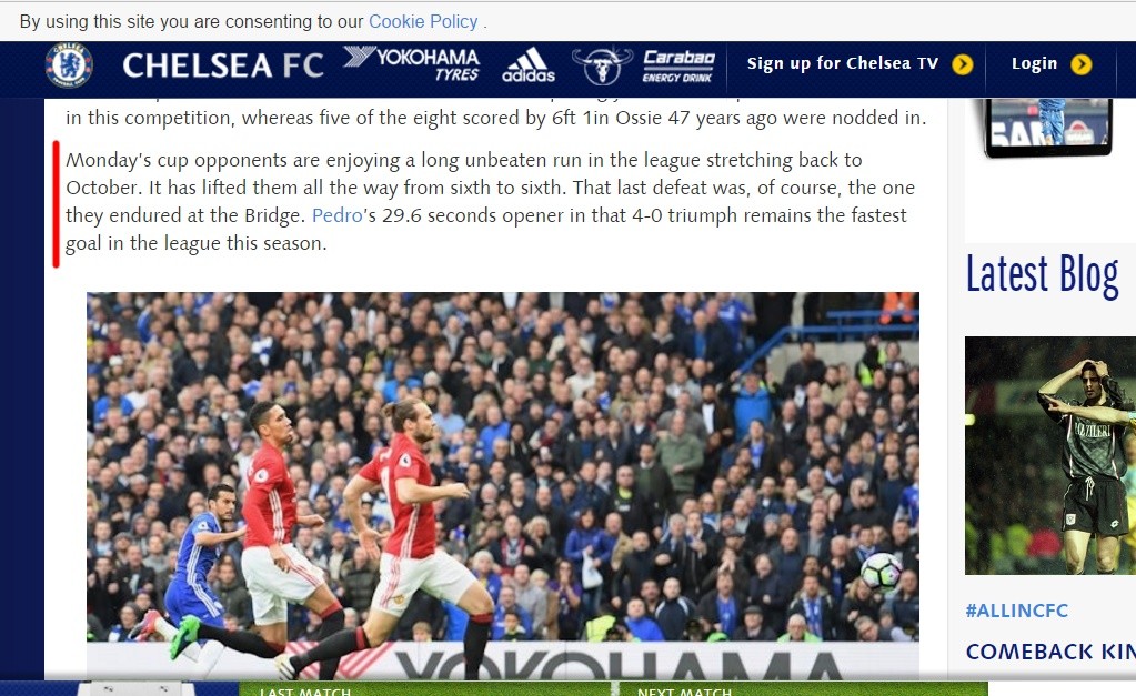 Mourinho & M.U bị Chelsea đá đểu không thương tiếc - Bóng Đá