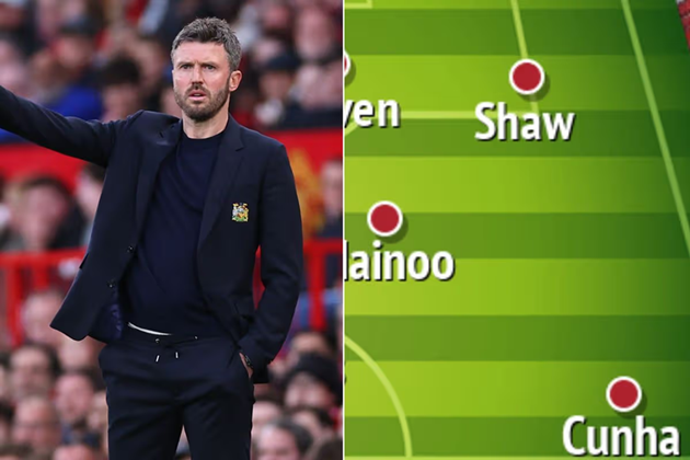 HLV Carrick một một đội hình tối ưu nhất để đánh bại Liverpool.