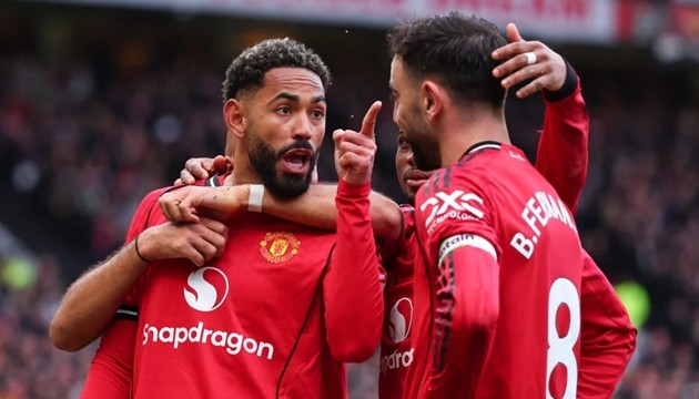 Bruno Fernandes ngày càng ăn ý với Matheus Cunha.