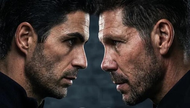 Cuộc đấu trí giữa Mikel Arteta và Diego Simeone sẽ vô cùng hấp dẫn.