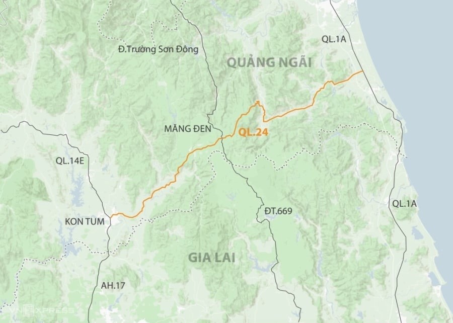 Cung đường này từng ghi nhận nhiều vụ tai nạn giao thông nghiêm trọng.