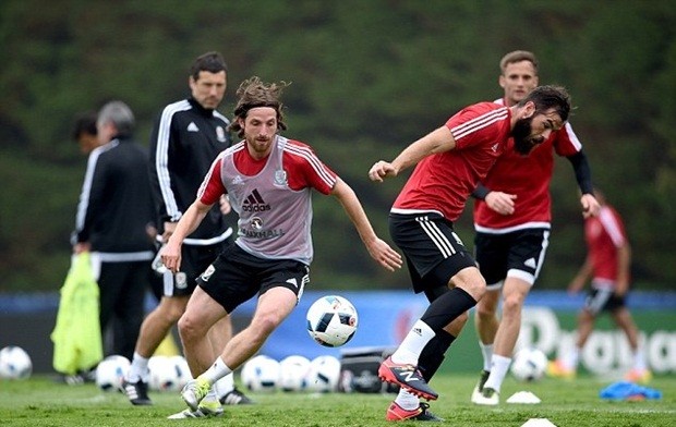 Cầu thủ kết nối giữa 2 tuyến – Joe Allen. Ảnh: Internet.