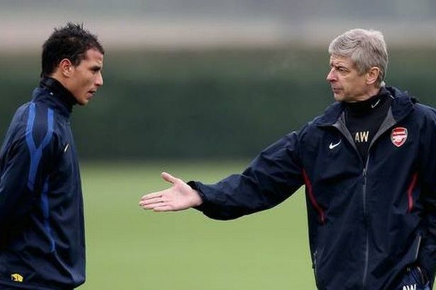 Arsenal-Arsene+Wenger-Marouane+Chamakh