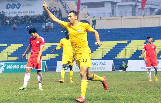 B.Bình Dương ký hợp đồng 6 tháng với Ivan Firer - người vừa bị FLC Thanh Hóa thanh lý hợp đồng. Ảnh: Internet.
