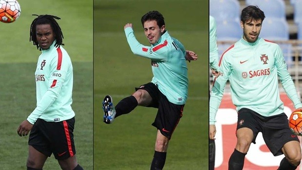 Renato Sanchez - Rafa Silva - Andre Gomes hứa hẹn sẽ bùng nổ tại EURO 2016. Ảnh: Internet.