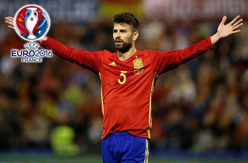 Hậu vệ: Gerard Pique (Tây Ban Nha, 18,8 triệu lượt thích (like). Ảnh: Internet.