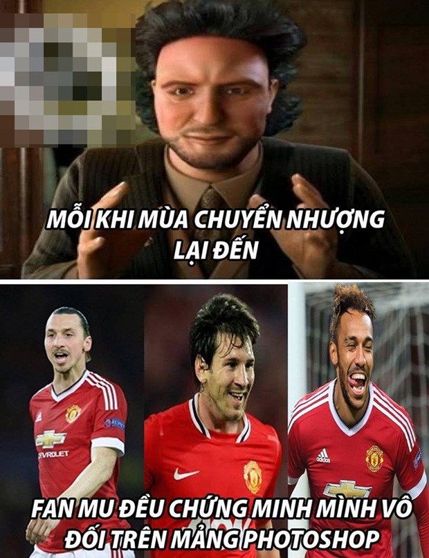 Khả năng ghép ảnh của fan M.U giờ là 