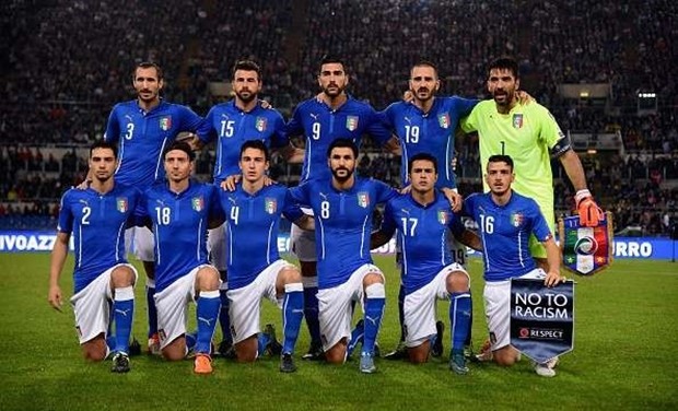 8. Italy (272 triệu euro): Vốn không được đánh giá cao tại Euro năm nay, đội hình của Azzurri còn phải chịu tổn thất nặng nề khi ngôi sao đắt giá nhất trong đội hình là Marco Verratti phải nghỉ thi đấu dài hạn vì chấn thương háng. Dù vậy, tiền vệ đang chơi cho PSG cũng chỉ được định giá 38,7 triệu euro. Ảnh: Internet.