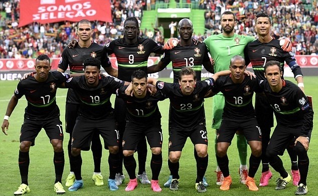 6. Bồ Đào Nha (321,7 triệu euro): Chỉ mình Cristiano Ronaldo đã bằng một phần ba tổng giá trị đội hình của 