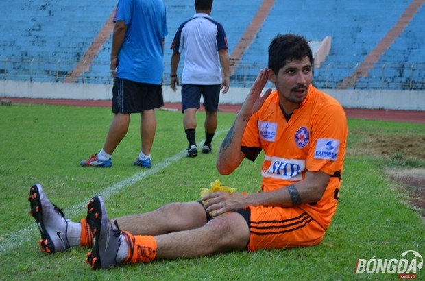 Tiền đạo Brazil Rafaen. Ảnh: Thanh Hoài.