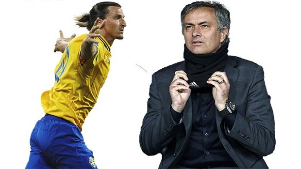Mourinho khao khát có Ibra trong đội hình MU. Ảnh: Internet.