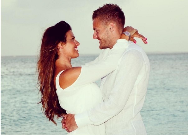 Jamie Vardy vừa lấy vợ tuần rồi. Ảnh: Internet.