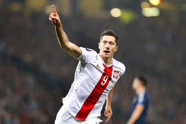 Ba Lan rất hy vọng vào tài năng của Lewandowski. Ảnh: Internet.