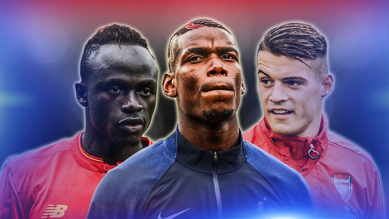 mane-pogba-xhaka-premier-